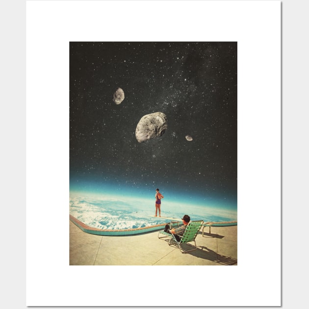 Summer with a Chance of Asteroids Wall Art by FrankMoth